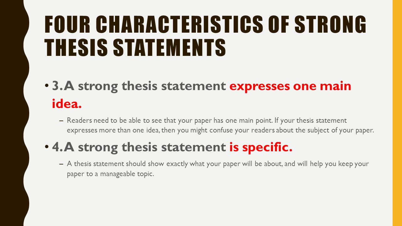 Thesis statements for research papers
